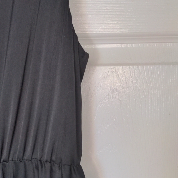 Black Stretch Waist Midi Dress - RW& CO - Picture 3 of 6